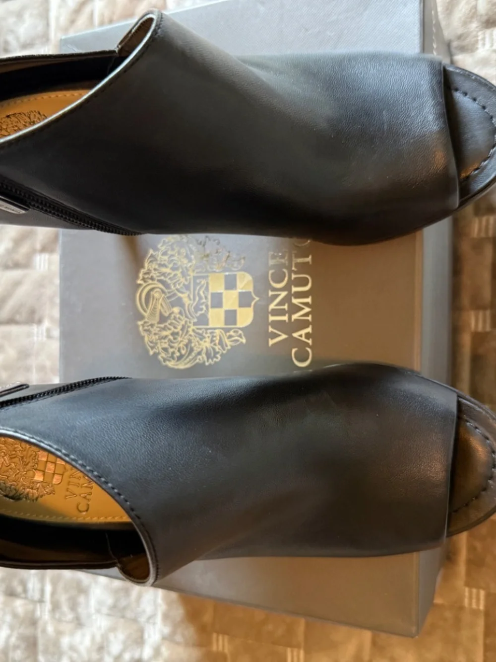 Vince Camuto Namdy Open Toe Bootie